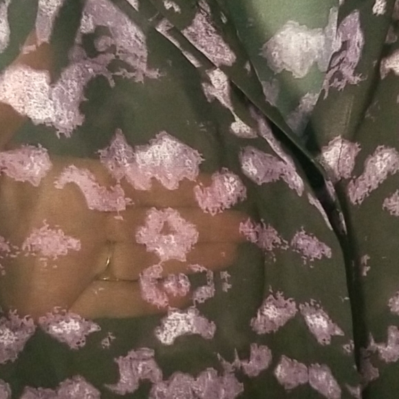 Mblm by Tess Holliday purple sheer top 2X - Picture 3 of 4